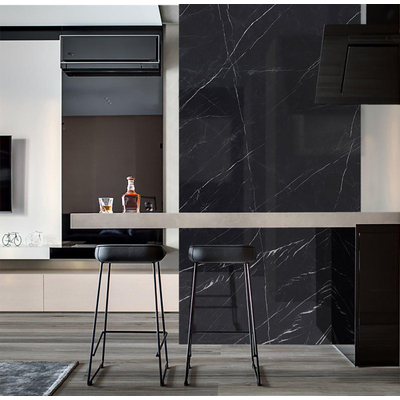 EnergieKer Marquina Vloer- en wandtegel - 60x120cm - gerectificeerd - glans Zwart