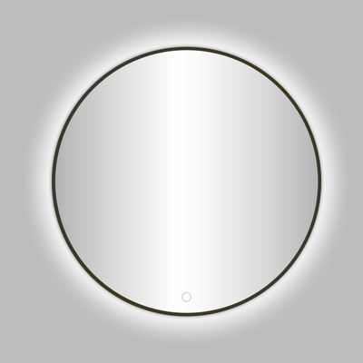 Best Design Moya Venetië spiegel 100cm met led-verlichting rond Gunmetal OUTLETSTORE