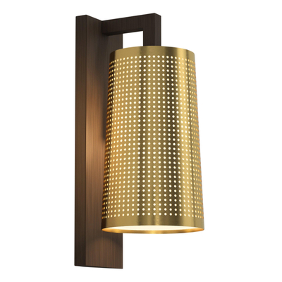 Astro Lago 280 Wandlamp 28x11.3x13.5cm IP44 fitting E27 brons