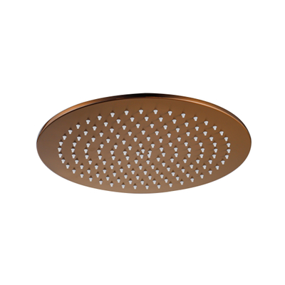 Fortifura Calvi Hoofddouche 30cm rond 6mm Geborsteld koper PVD (Koper)
