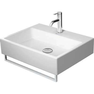 Duravit Vero Air wastafel geslepen 1 kraangat zonder overloop 60x47cm met WonderGliss wit