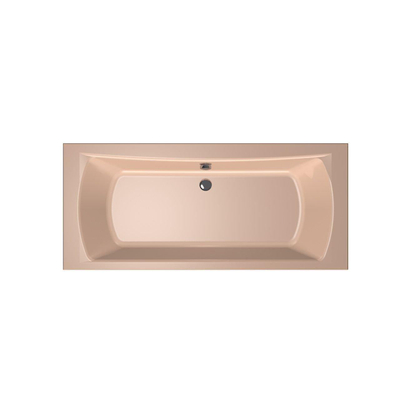 Xenz Robijn Inbouwbad - 180x80cm - inhoud 200L - met afvoer - Bahama beige