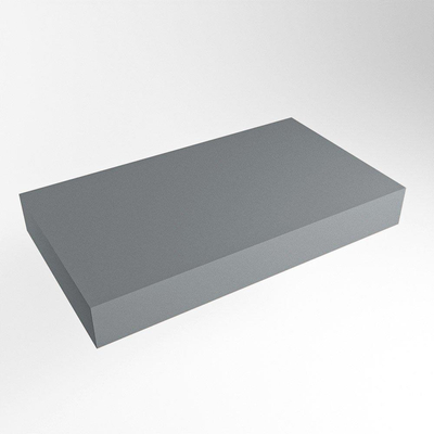 Mondiaz TOP 51 Vrijhangend Topblad - 90x51x12cm - geschikt voor waskom - Solid surface - Plata