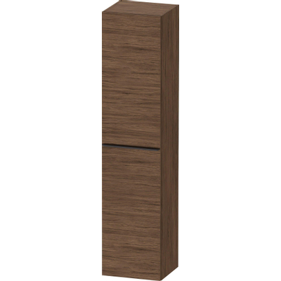 Duravit D-Neo hoge kast 40x36x176cm Rechtsdraaiend Donker noten Mat