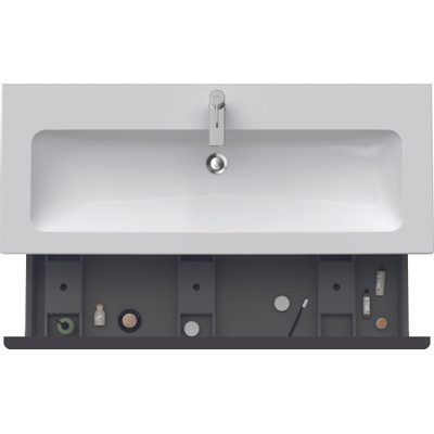 Duravit D-Neo wastafelonderkast 121x44x46.2cm 1 lade wit Hoogglans