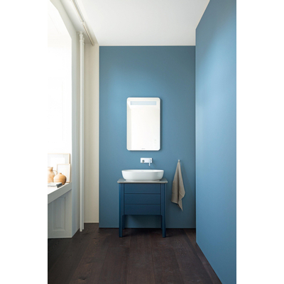 Duravit Luv opzetwastafel 60x40cm zonder kraangat geslepen wit OUTLETSTORE