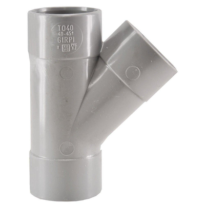 Nicolle/ Jimten/ Redi T-stuk 3 x mof 32 mm 45 graden PVC