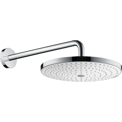 Hansgrohe Raindance select s300 2jet hoofddouche met douchearm wit