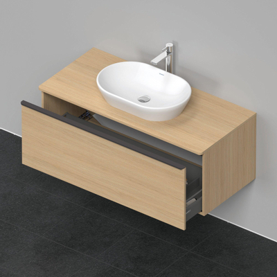 Duravit D-Neo wastafelonderkast 120x45.9x55cm 1 lade Natuur eiken Mat