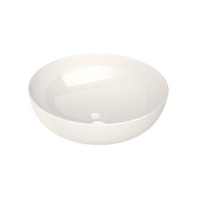 Plieger Round waskom - 38x38x13.6cm - glans wit