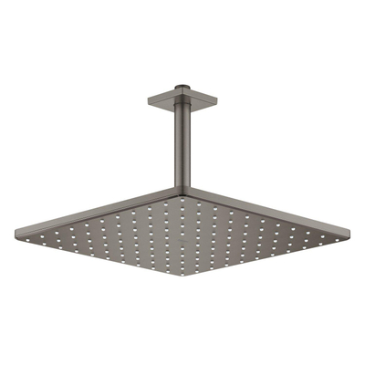 GROHE Rainshower Mono 310 Cube Hoofddouche - 31x31cm - 1 straalsoort - plafondarm 14.2cm - geborsteld hard graphite
