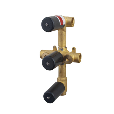 Wiesbaden inbouwdeel 3-wegs douchethermostaat