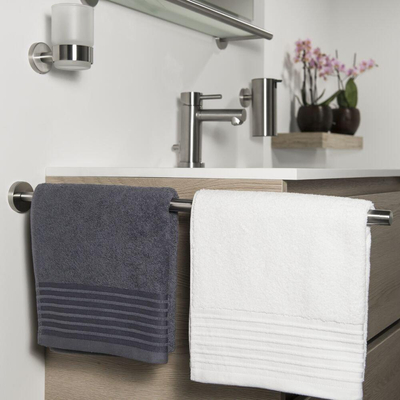 Tiger Boston Handdoekrek - 35x5x5cm - enkel - geborsteld RVS