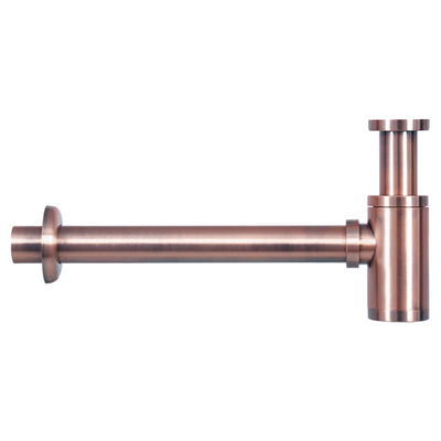 Differnz Ravo fonteinset - 38.5x18.5x9.5cm - Rechthoek - 1 kraangat - Recht koperen kraan - Keramiek Wit