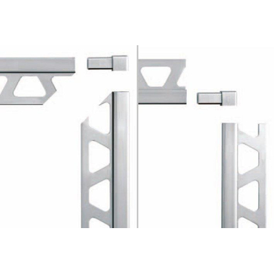 Schluter Quadec-ev eb buitenhoek profiel rvs geborsteld 6mm