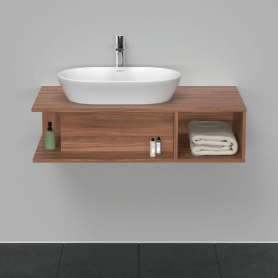 Duravit D-Neo wastafelonderkast 100x26x55cm Noten Mat