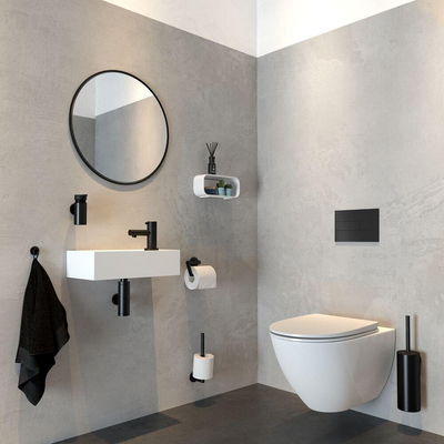 Tiger 2 Store Wandrekje/Douchemandje 25cm Wit