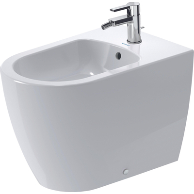 Duravit ME by Starck staand bidet 37x60cm met kraangat met overloop wit