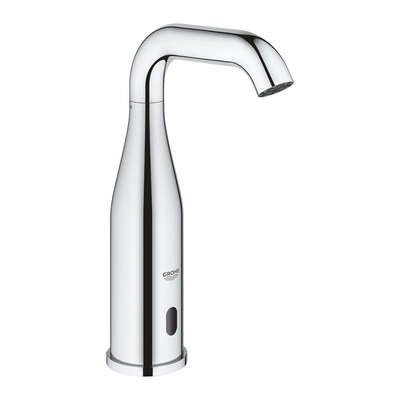 GROHE Essence Wastafelkraan Opbouw - uitloop 11.3cm - elektronisch - IR batterij - chroom