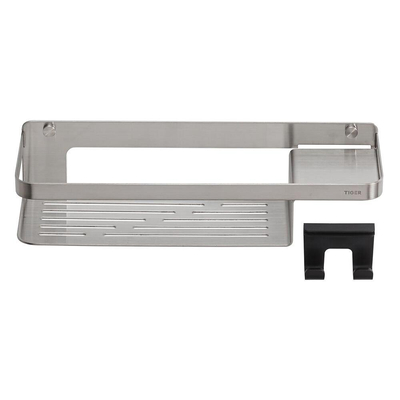 Tiger Caddy Douchemand met handdoekhaak 32 cm RVS geborsteld