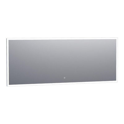 Saniclass Edge spiegel 180x70cm inclusief dimbare LED verlichting met touchscreen schakelaar