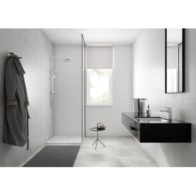 Hansgrohe Vernis showerpipe zonder thermostaat mat zwart