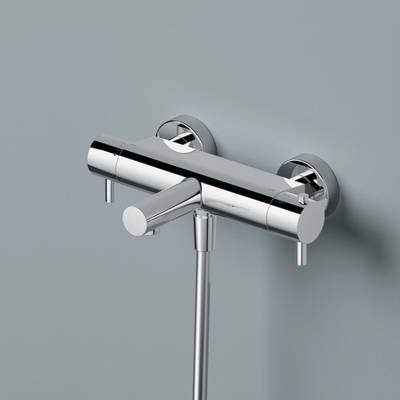 Hotbath Buddy Badmengkraan - thermostatisch - met uitloop - chroom