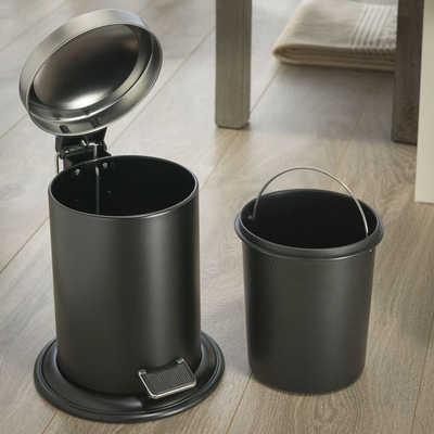 Sealskin Acero Pedaalemmer 3 liter vrijstaand Zwart