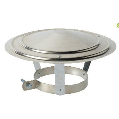 Burgerhout regenkap Ø148-154mm Aluminium blank