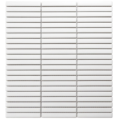 The Mosaic Factory Sevilla mozaïektegel - 28.2x30.8cm - wand en vloertegel - Rechthoek - Porselein White Mat