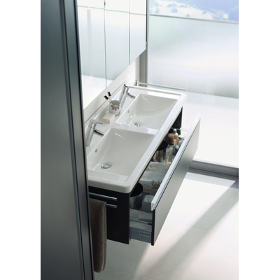 Duravit Ketho Wastafelonderkast 120x45.5x41cm 1 lade Standaard greep met softclose spaanplaat Grafiet Mat