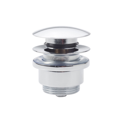 Clou InBe stop/go afvoerplug zonder overloop rond chroom