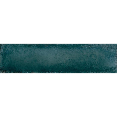 Viva Metal Brick Wandtegel 6x24cm 9.5mm Green