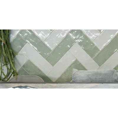 VTwonen Mediterranea Wandtegel 8x30cm 8.5mm porcellanato Seagreen