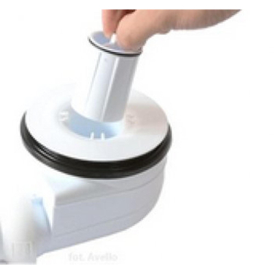 Nicolle Turboflow douchebaksifon voor afvoergat 90mm chroom