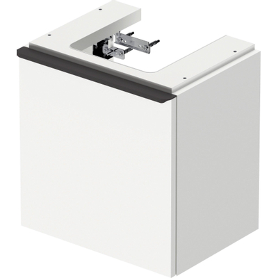 Duravit D-Neo wastafelonderkast 43.4x44x32.2cm Linksdraaiend 1 deur wit Mat