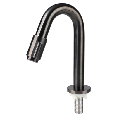 Differnz Fonteinkraan gebogen 19cm gun metal