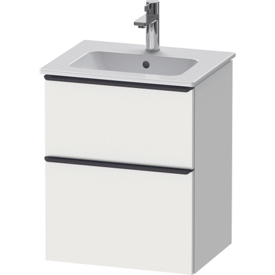 Duravit D-Neo wastafelonderkast 51x62.5x40.2cm 2 lades wit Mat