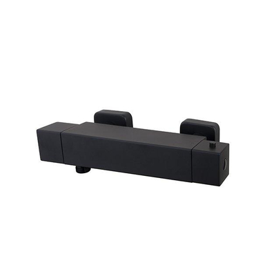 Xellanz Rombo Eco thermostatische douchemengkraan mat zwart