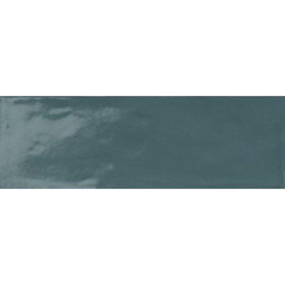 SAMPLE Ragno Brick glossy Wandtegel 10x30cm 7.5mm witte scherf Blue