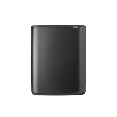 Brabantia Bo Touch Bin Afvalemmer - 60 liter - kunststof binnenemmer - confident grey