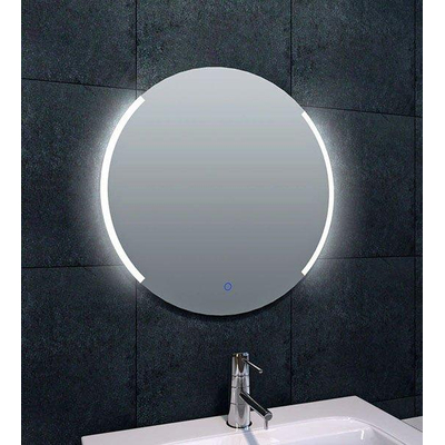 Wiesbaden Round spiegel rond met LED, dimbaar en spiegelverwarming 60 cm