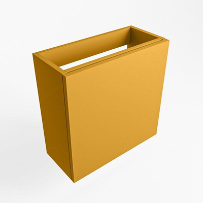Mondiaz FOWY fonteinonderkast - 50x22x50cm - 1 deur - push to open - softclose - Ocher