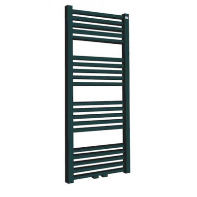 Wiesbaden Tower sierradiator antraciet 119x60cm midden onder aansluiting