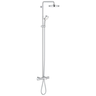 GROHE Tempesta Cosmopolitan Regendoucheset Opbouw- badkraan - hoofddouche 21cm- handdouche rond 10cm - chroom