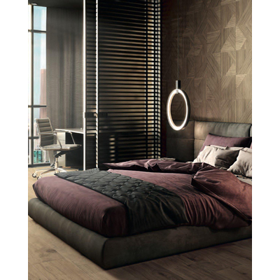 Colorker Tangram Wandtegel - decor - 31.6x100cm 10.4mm - Walnut