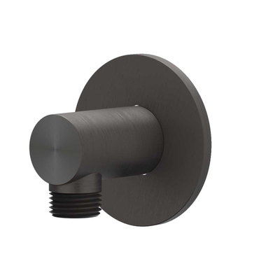 IVY Tribe Regendoucheset - inbouw - symmetry - 2-weg stop-omstel - 20cm plafondbuis - 20cm medium hoofddouche - glijstang met uitlaat - 150cm doucheslang - staafmodel handdouche - RVS316 - geborsteld carbon black PVD