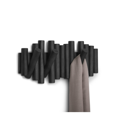 Umbra Picket handdoekhaak 38x17x4cm Grenenhout Zwart