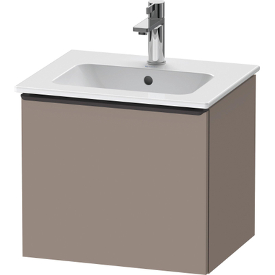 Duravit D-Neo wastafelonderkast 51x44x40.2cm 1 lade Basalt Mat