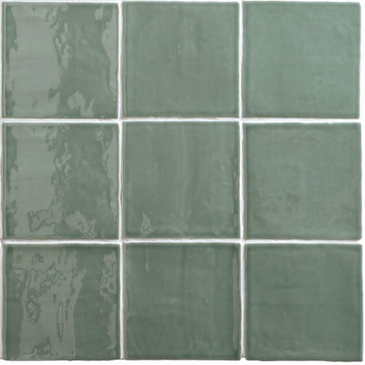 SAMPLE By Goof Wandtegel Oud Hollandse witjes jade Vintage Glans Jade